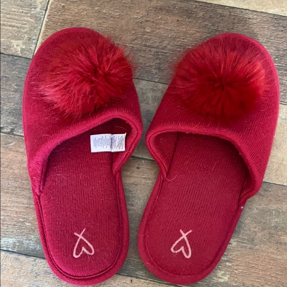 Red Victoria’s Secret Slippers